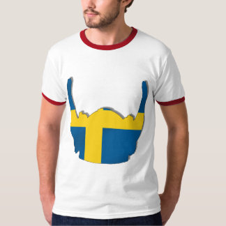 Swedish Viking helmet flag of Sweden Sverige flags T-Shirt