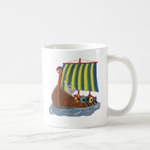 Swedish Viking Ship Coffee Mug