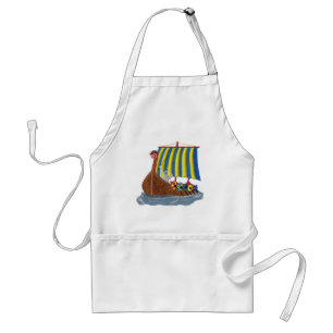Swedish Viking Ship Standard Apron