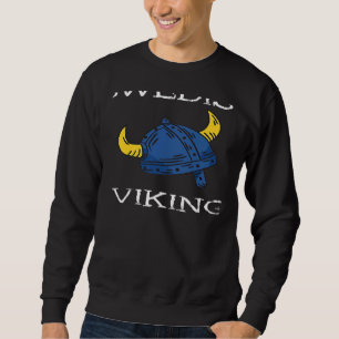 Swedish Viking Sweden Flag Sverige Country Nordic Sweatshirt