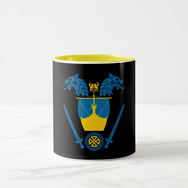 Swedish Viking Two-Tone Coffee Mug (Center)