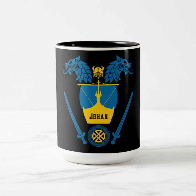 Swedish Viking Two-Tone Coffee Mug (Center)