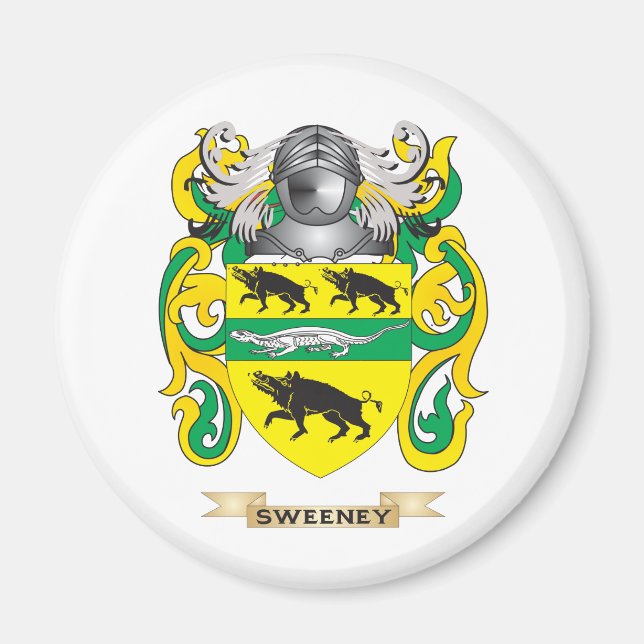Sweeney Coat of Arms (Family Crest) Magnet (Front)