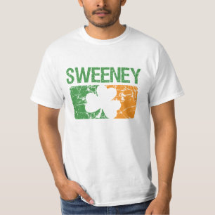 Sweeney Surname Clover T-Shirt