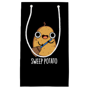 Sweep Potato Funny Sweet Potato Pun Dark BG Small Gift Bag