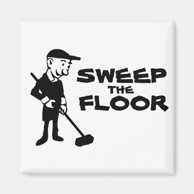 Sweep the floor magnet (Front)