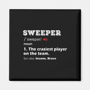 Sweeper Position Youth Soccer League Team Gift Foo Magnet