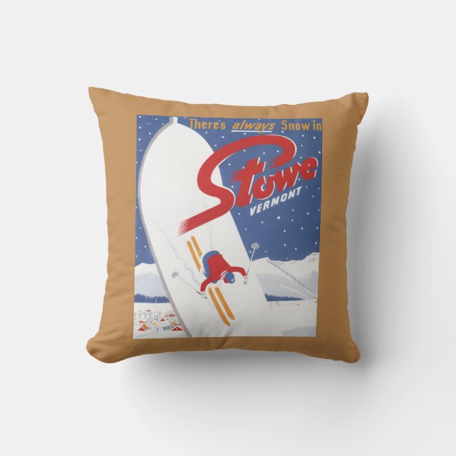 Sweeping S - There's Always Snow Promo Poster Cushion (Front)