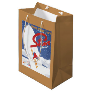 Sweeping S - There's Always Snow Promo Poster Medium Gift Bag