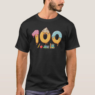 Sweet 100 Days of School Ice Cream Celebration  T-Shirt
