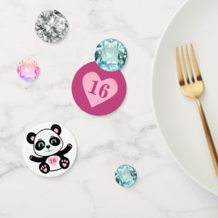 Sweet 15th 16th Birthday Gemstones Confetti