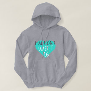 Sweet 16 16th Birthday  Hoodie