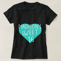 Sweet 16 16th Birthday T-Shirt