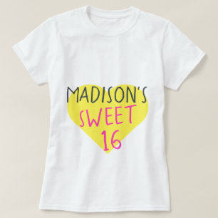 Sweet 16 16th Birthday T-Shirt
