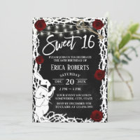 Sweet 16 Alice in Wonderland Thorn & Rose Flower