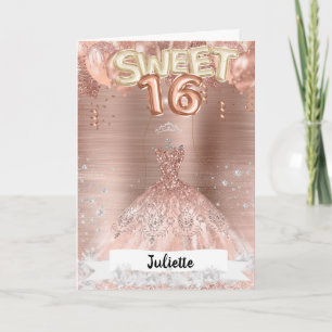 Sweet 16 Birthday Card