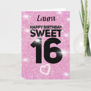 Sweet 16 birthday card