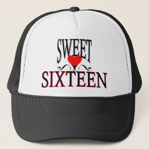 Sweet 16 Birthday Gear Trucker Hat