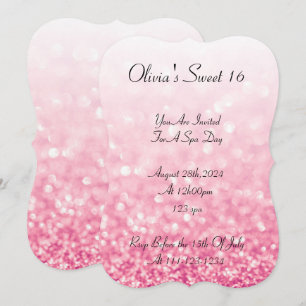 SWEET 16 BIRTHDAY INVITATION