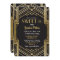 Sweet 16 Birthday Party Gatsby Art Deco Invite