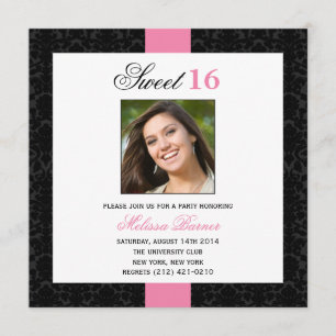 Sweet 16 Birthday Party Invitation