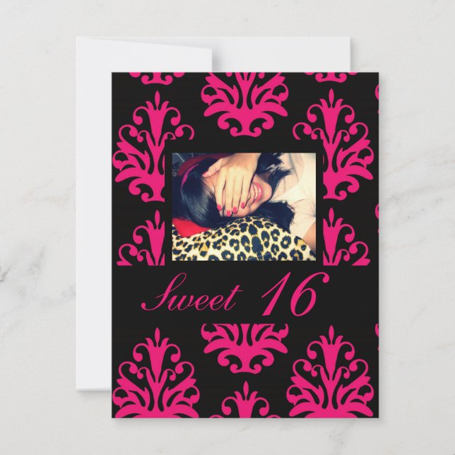 Sweet 16 Birthday Party Invitations (Front)
