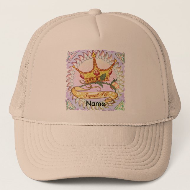 Sweet 16 Birthday Princess hats (Front)