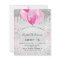 Sweet 16 birthday silver pink glitter invitation
