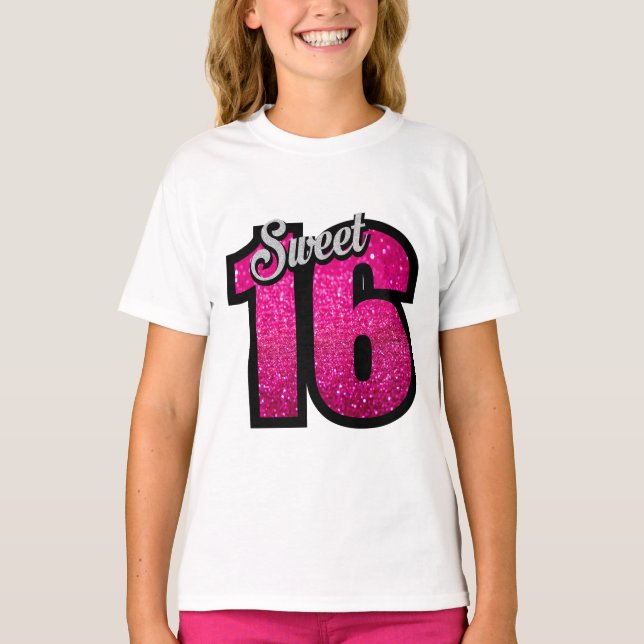 SWEET 16 BIRTHDAY T-SHIRTS (Front)
