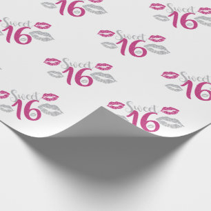 Sweet 16 Birthday Wrapping Paper