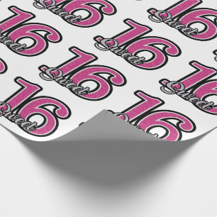 Sweet 16 Birthday Wrapping Paper