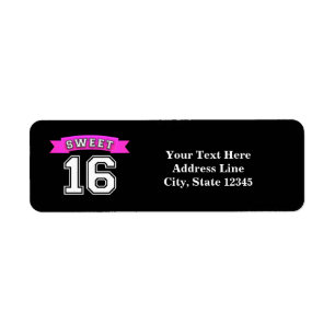 Sweet 16 Black & Pink Sports Birthday Party