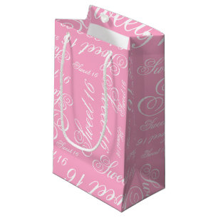 Sweet 16 Custom Colour Small Gift Bag