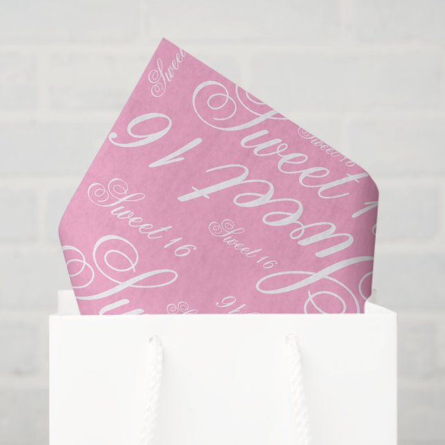 Sweet 16 Custom Colour Tissue Paper (Gift Bag)