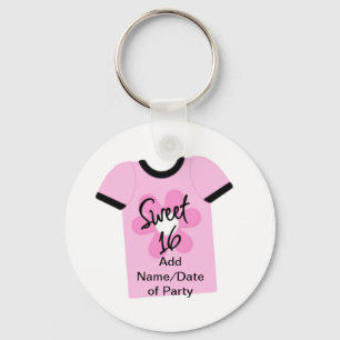 Sweet 16 Flower Power Favours,Gifts,Invites Key Ring