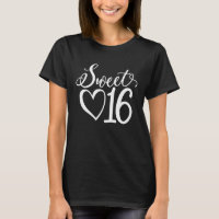 Sweet 16 For Girls Women Sixteen 16 Years Old 16th
