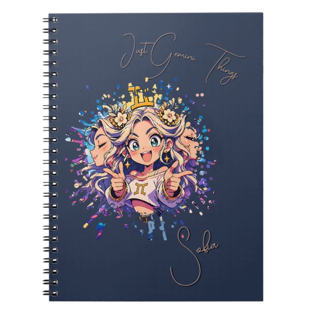 Sweet 16 Gemini Custom Photo Memory Book (Front)