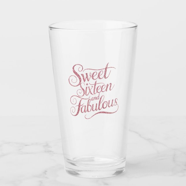 Sweet 16 glass (Front)