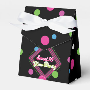 Sweet 16 Glow Party Candy Favour Box