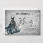 Sweet 16 Halloween Birthday Invitation<br><div class="desc">When your girl is a spooky soul, or if her big day is right around Halloween, this is the design you need. Featuring a spooky but stylish ghostly dress, this design gives a creepy but girly vibe. Order your printed invitations and party supplies or download your digital invitations now for...</div>