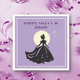 Sweet 16! Happy Birthday party Napkin