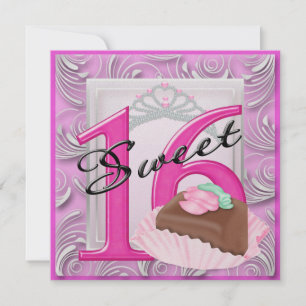 Sweet 16 invitation