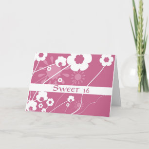 Sweet 16 Invitation Card