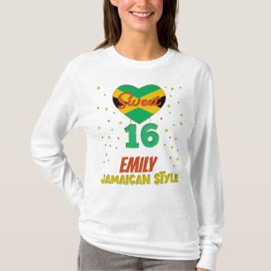 Sweet 16 Jamaican Style Birthday Girl Vacation T-Shirt
