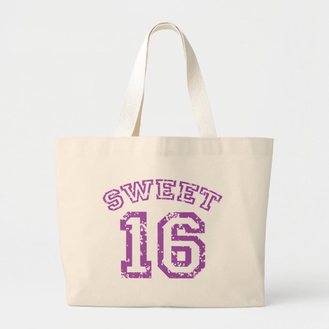 Sweet 16 large tote bag (Front)