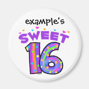 Sweet 16 magnet - create your own