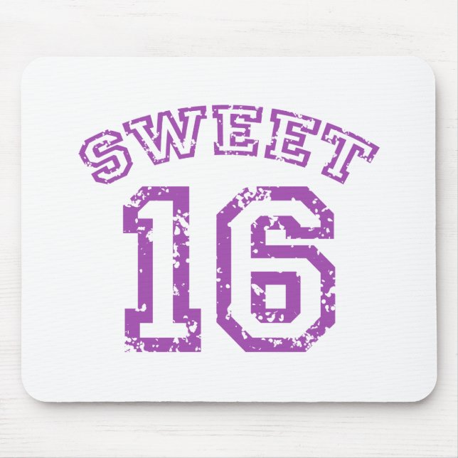 Sweet 16 mouse mat (Front)