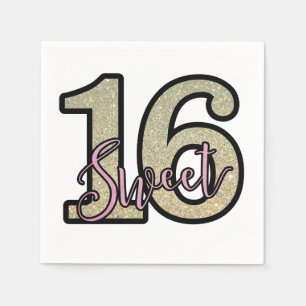 Sweet 16 napkin