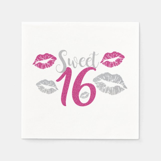 Sweet 16 napkin (Front)
