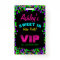Sweet 16 Neon Glow Birthday Invitation VIP Pass